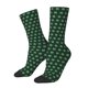thumbnail image 1 of Fotbe Green Buffalo Plaid Merry Christmas Calcetas Largas con Estampado para Hombre y Mujer – Calcetas de Compresión Transpirables y Elásticas, Viajar y Uso Diario Talla 5-11, 1 of 6