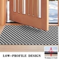 thumbnail image 3 of Black and White Small Checkered Pattern Door Rugs,Washable Non Slip Door Mats Indoor,Decorative Door Mats,Entry Mat Indoor for Entrance,Bedroom,Kitchen,Bathroom,17"x30", 3 of 6
