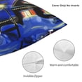 thumbnail image 3 of Yiaed Christmas Night Print Pillow Covers Super Soft Decorative Square Throw Pillow Covers Case Cushion Covers for Sofa Couch Bedroom Car Decor（No pillow core）-18"x18", 3 of 7