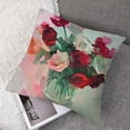 thumbnail image 7 of Rose Floral Watercolor Illustration' Animal Throw Cushion Pillow Cover for Living Room, Sofa, 7 of 7