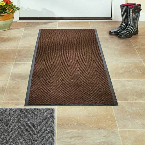 Indoor/Outdoor Utility Brown Mat