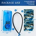 thumbnail image 4 of Lanney Hydration Bladder 2 Liter Water Reservior Storage Blue for Outdoor Backpack Hiking, 4 of 7