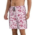 thumbnail image 2 of Goofa Flower Butterfly Printed Mens Swim Trunks Summer Quick Dry Short Beach Swimwear Bathing Suits-3X-Large, 2 of 9