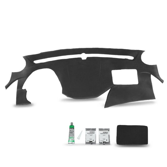 Dashboard Dash Cover Cap Overlay Black Fit For 2011-2014 Hyundai Sonata