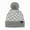 Grey, variant on CC Diamond Pattern Faux Fur Pom Beanie