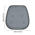 thumbnail image 3 of Four Season Breathable Car Seat Cushion with Sandwich Mesh and Punched Ventilation Design, All-Year Comfortable Driving Pad for Summer Cooling and Winter Soft Support, 3 of 6