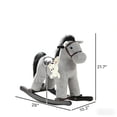 thumbnail image 2 of LHSHID Rocking Horse bicycle for family, Sturdy Plush Animal with Comfortable Seat, Multicolor Finish, 2 of 7