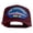 Maroon, variant on USS Tennessee BB 43 Blue Patched Solid Cotton Twill 5 Panel Prostyle Snap Cap - Maroon OSFM
