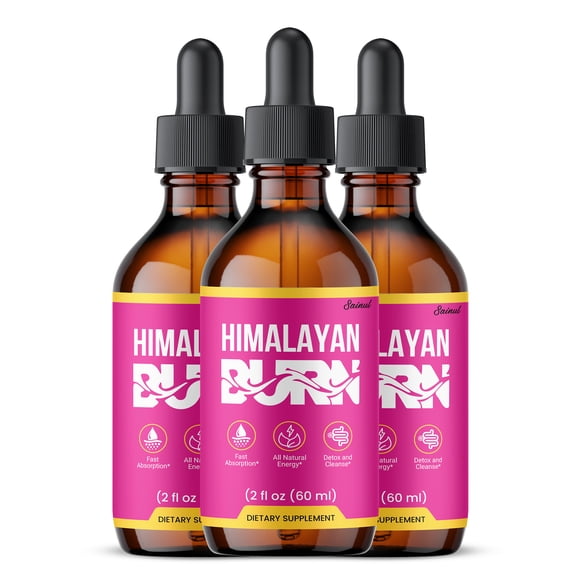 (3 Pack) Himalayan Burn Drops, High Potency Formula, Himalaayan Burn Liquid Supplement for All-Natural Energy and Burn Support