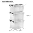thumbnail image 4 of Kit de 3 Cajas de Almacenamiento de 6 Litros AG BOX, 4 of 5