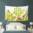 thumbnail image 3 of ZICANCN Funny Tapestry for Bedroom Aesthetic,Cute Green Cactus Doodle Pattern Wall Tapestry for Living Room 60x40 Inches, 3 of 8