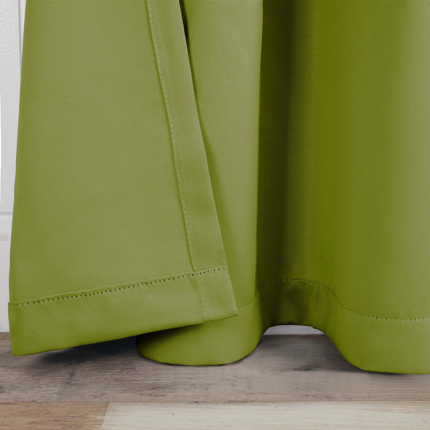 Superior Solid Blackout Curtain Set of 4, 52" x 84", Sage