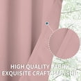 thumbnail image 6 of Fashion Sliding Door Curtain 180 X 96 Inches, Wide Thermal Blackout Curtains Room Darkening Room Divider Window Curtain, 1 Panel, Pink, 96 Length X Wide 180, 6 of 6