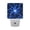 Blue Lightning Bolt Pattern, variant on 2PCS LED Night Light Auto On/Off Sensor Warm Light Dusk to Dawn for Home Stairs Bathroom Decor Blue Lightning Bolt Pattern