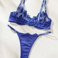 thumbnail image 4 of Blue Lingerie Set Floral, 4 of 4