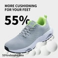 thumbnail image 5 of GOOBON Running Shoes for Men Athletic Shock Absorbing Sneakers Orthotic Walking Shoes Breathable Tennis Sneakers Whiteblue, 5 of 6