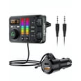 thumbnail image 1 of Bluetooth Car Adapter LENCENT Bluetooth 5.3 FM Transmitter, 1 of 8