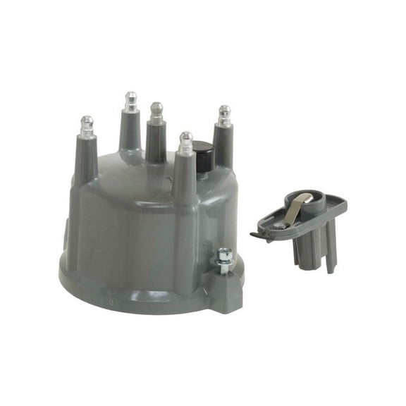 Distributor Cap and Rotor Kit - Compatible with 1984 - 1994 Ford Tempo 2.3L 4-Cylinder 1985 1986 1987 1988 1989 1990 1991 1992 1993