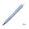 thumbnail image 2 of Plastic Ballpoint Pen Light Blue Rhinestone Retractable Pen Collectible Business Gift with Weighty Feel 2 Pack by JASKFLY, 2 of 7
