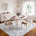 thumbnail image 4 of Lahome Washable 8'x10' Floral Bow Area Rug, Purple Rugs for Living Room, Soft Non-Slip Boho Carpet for Bedroom Kids Room Nursery Dining Room, Large Rug, Purple, 4 of 10