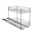 thumbnail image 2 of 2 Tier Kitchen Slide Out Cabinet Spice Rack Organizer, Pull Out under Cabinet Sliding Shelf, 2 of 7