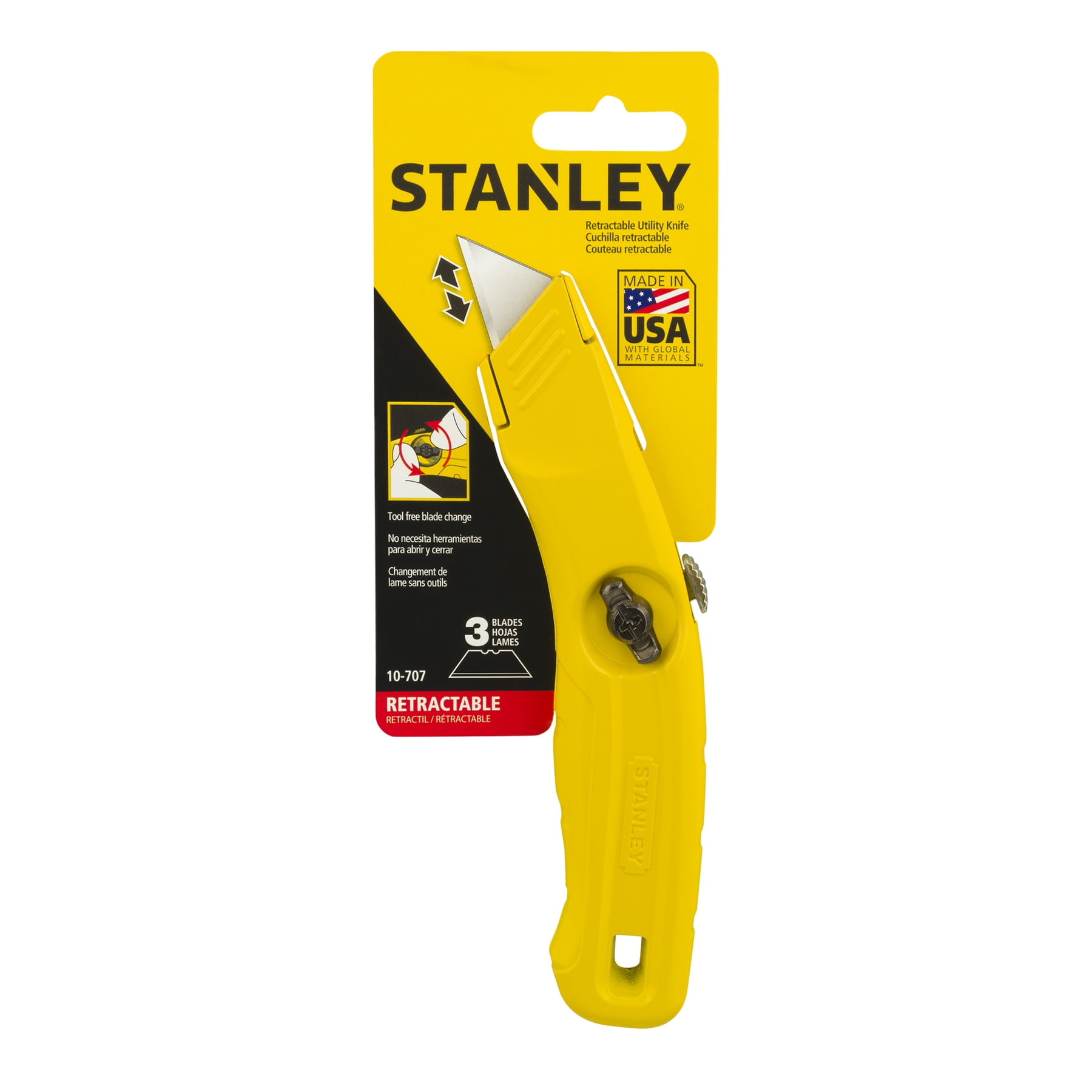 STANLEY 10707 Retractable Utility Knife