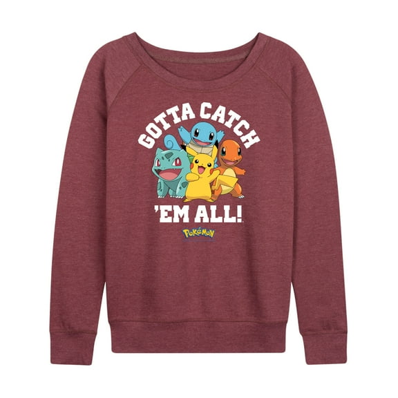 Pokémon - Gotta Catch 'Em All Group - Women's Lightweight French Terry Long Sleeve Shirt