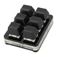 thumbnail image 1 of Clavier de Jeu Mécanique, Interface USB Type‐C, Lumières RVB, Commutateurs Rouges Interchangeables à Chaud, Prêt à l'Emploi, Fonction Mémoire, Modes Multiples, 1 of 7