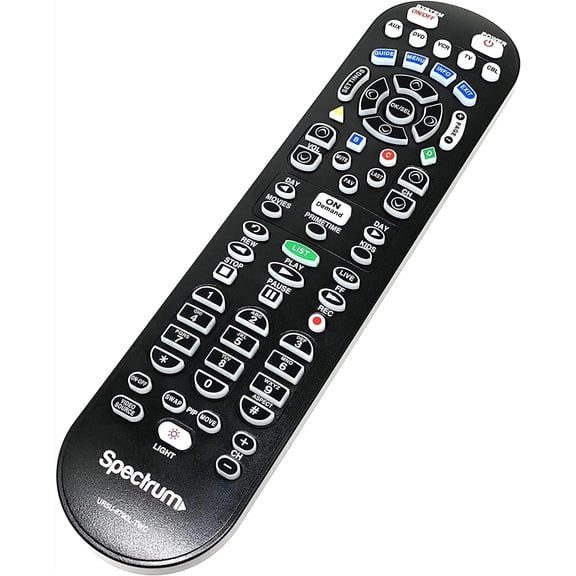 Charter Spectrum TV Remote Control TIME Warner CLIKR-5 UR5U-8780L New | Compatible with Time Warner, Brighthouse and Charter Boxes | keypad backlighting red Illumination