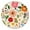 短, variant on Colorful Floral Bohemian Table Cover - Elasticized Edge for Round Tables 52-56 Inches - Perfect Fit Tablecloth for Patio