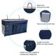 thumbnail image 4 of Bolsa de almacenamiento NQ colgante para mesita de noche Azul, 4 of 5