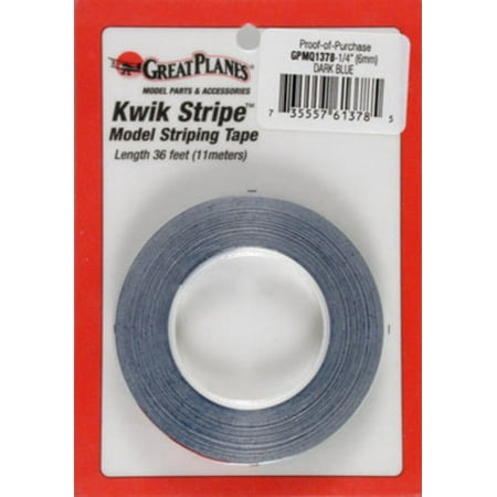Striping Tape Dark Blue 1/4"