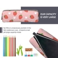 thumbnail image 5 of Vsdgher Strawberry Leather Pencil Case, Makeup Pouch, Zipper Pouch for Daily Essentials, Storage Organizer, Cosmetics and Stationary Bag, 5 of 7