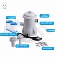 thumbnail image 4 of Pool Filter Pump 330 GPH Paddling Pool Electric Water Pump Pool Pumps Ground Small Pool Filter Pump US Plug, 4 of 7