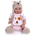 thumbnail image 1 of Muñeca Bebé Reborn Adorables de vestir para niños pequeños realistas para el cuidado del (ojo azul) Likrtyny Para estrenar, 1 of 9
