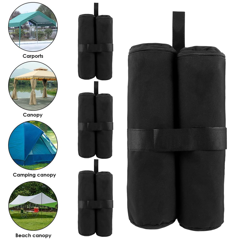 Matthew00Felix 4pcs Portable Canopy Tent Legs Weight Bags Outdoor Shelter Windproof Sand Bags 