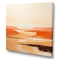 thumbnail image 2 of Designart "Minimalism: Brown Canyon Calm" Canyon Wall Art Prints, 2 of 7
