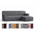 thumbnail image 1 of PAULATO POR GA.I.CO. Funda de sofá seccional - Funda de sofá en forma de L - Fundas de asiento de tela suave - Funda elástica para muebles de 1 pieza - Colección Microfibra - Gris oscuro (Chaise orien, 1 of 1