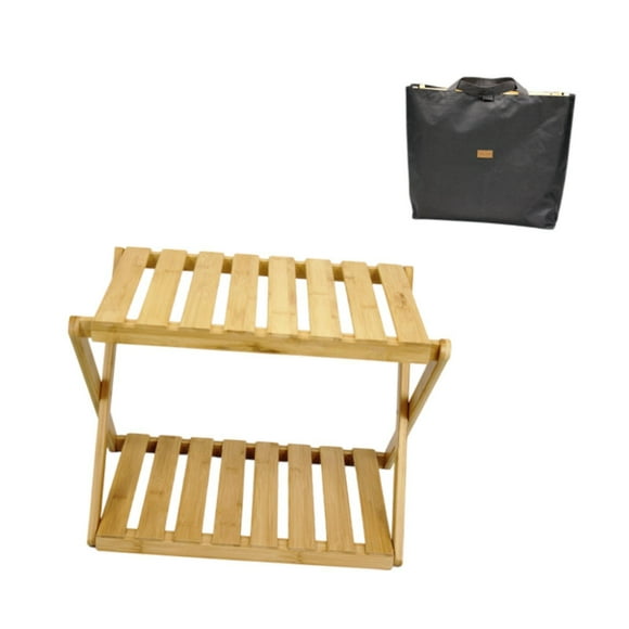 Table de almacenamiento de campamento Table de almacenamiento plegable Organizador de estante de almacenamiento para cocina para acampar de picnic