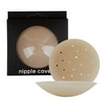 thumbnail image 4 of Women's Traceless Thin Breathable Silicone Nipple Cover Pasty Petals Sticky Bras for Women Large Bustier Bra for Women Bra Pasties Bra Clips Extensions Strapless Sticky Bra Body Suit Pasty Covers, 4 of 4