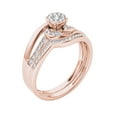 thumbnail image 2 of 1/3 Carat T.W. Diamond Cluster 10kt Rose Gold Engagement Ring, 2 of 5