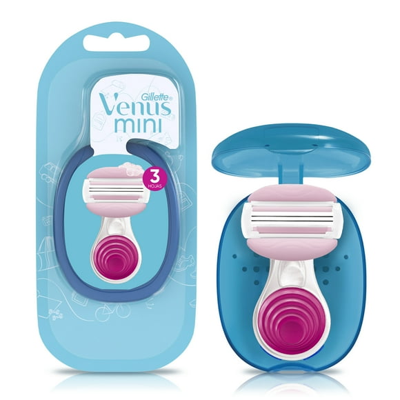 Rastrillo para Mujer Gillette Venus Mini, Portátil para Depilar al Ras 1 pzas
