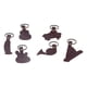 thumbnail image 1 of Musical Instrument Keychain, Multiple Shapes Mini Violin Keyring 7PCS Easy To Clean For Daily Decoration ANGGREK AH3016, 1 of 8