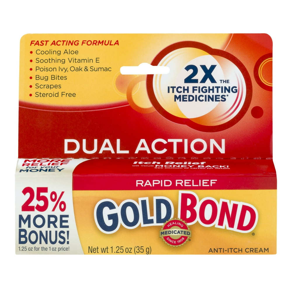 Gold Bond Rapid Relief AntiItch Cream, 1.25 OZ