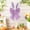 Purple, variant on Easter Bunny Ear Bow Easter Home Hanging Decoration Spring Home Front Door Outdoor Light Blue