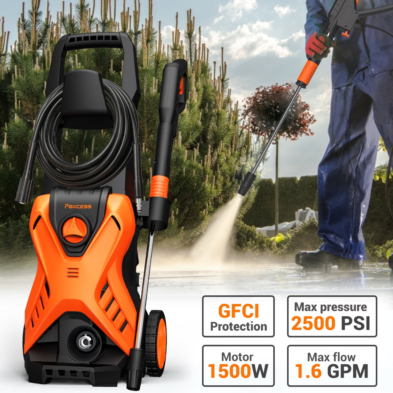 stalwart m550090 1500 psi electric 