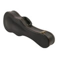 thumbnail image 2 of Caja dura de ukelele, bolso de ukelele, bolsita de ukelele resistente al agua portátil de cuero de cuero PU con mango de transporte Negro 23 pulgadas, 2 of 8