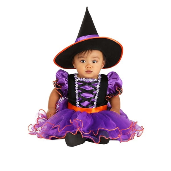 Purple Ribbon Witch Infant Costume