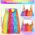 thumbnail image 3 of 10 Pcs Hawaiian Luau Hula Skirts, Elastic Hibiscus Flowers Tropical Skirt for Party Celebration Decorations Supplies(6 Colors), 3 of 6