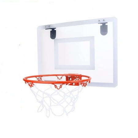 OkrayDirect Children's Indoor Basketball Board Shatterproof Backboard Basketball (Best Wood For Basketball Backboard)